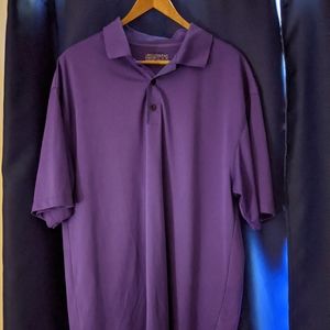 Nike Golf Dri-Fit Grape Purple Polo Shirt